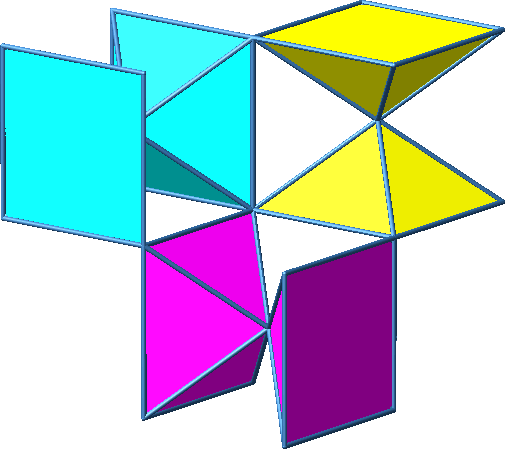 Ein Bild, das Farbigkeit, Würfel, Design, Origami enthält.

Automatisch generierte Beschreibung